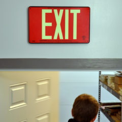Non Electrical Exit Signs